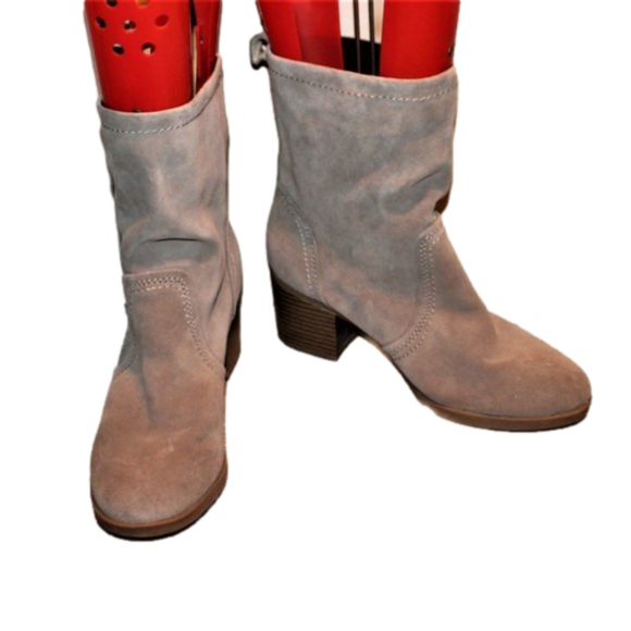 White Mountain Shoes - LN LADIES WHITE MOUNTAIN HIGH ANKLE BOOTS - 9 1/2M - TAN LEATHER.